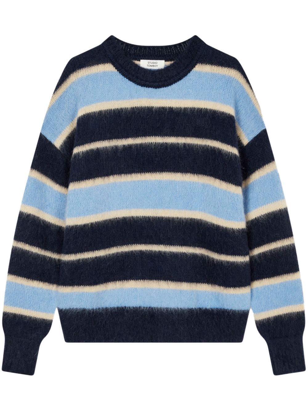 STUDIO TOMBOY brushed-finish sweater - Blue von STUDIO TOMBOY