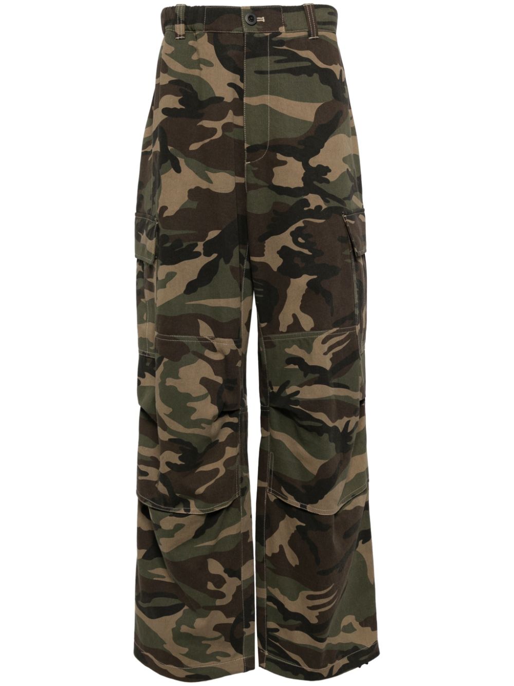 STUDIO TOMBOY camouflage-print cargo pants - Green von STUDIO TOMBOY