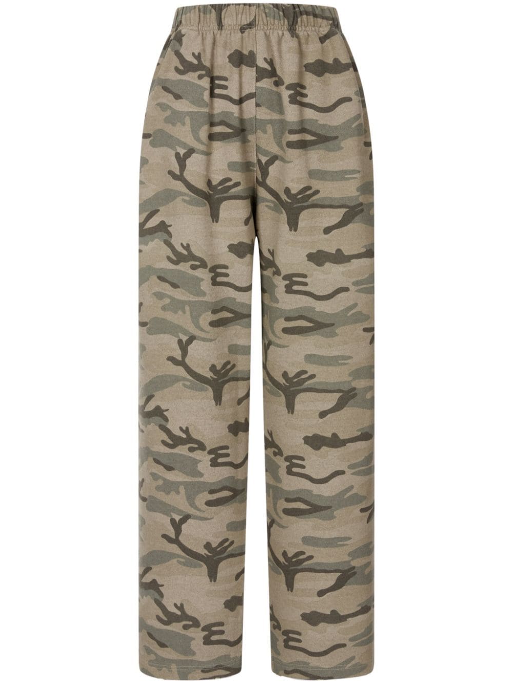 STUDIO TOMBOY camouflage-print straight-leg trousers - Green von STUDIO TOMBOY