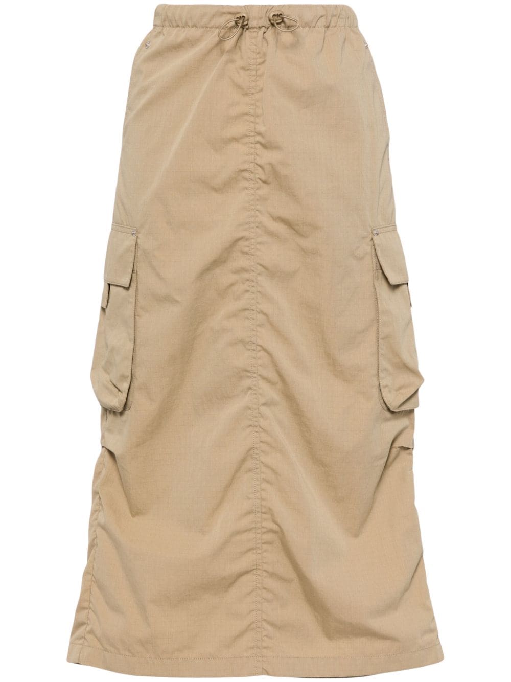 STUDIO TOMBOY cargo midi skirt - Brown von STUDIO TOMBOY