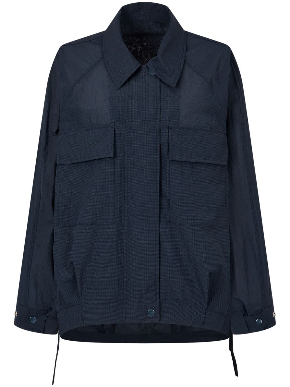 STUDIO TOMBOY cargo-pocket shirt jacket - Blue von STUDIO TOMBOY