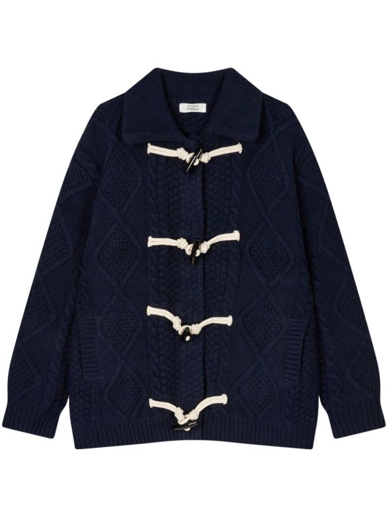 STUDIO TOMBOY chunky-knit cardigan - Blue von STUDIO TOMBOY