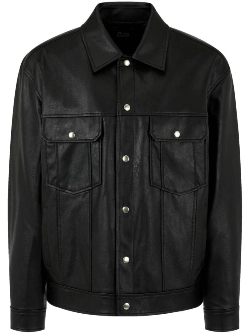 STUDIO TOMBOY classic-collar jacket - Black von STUDIO TOMBOY