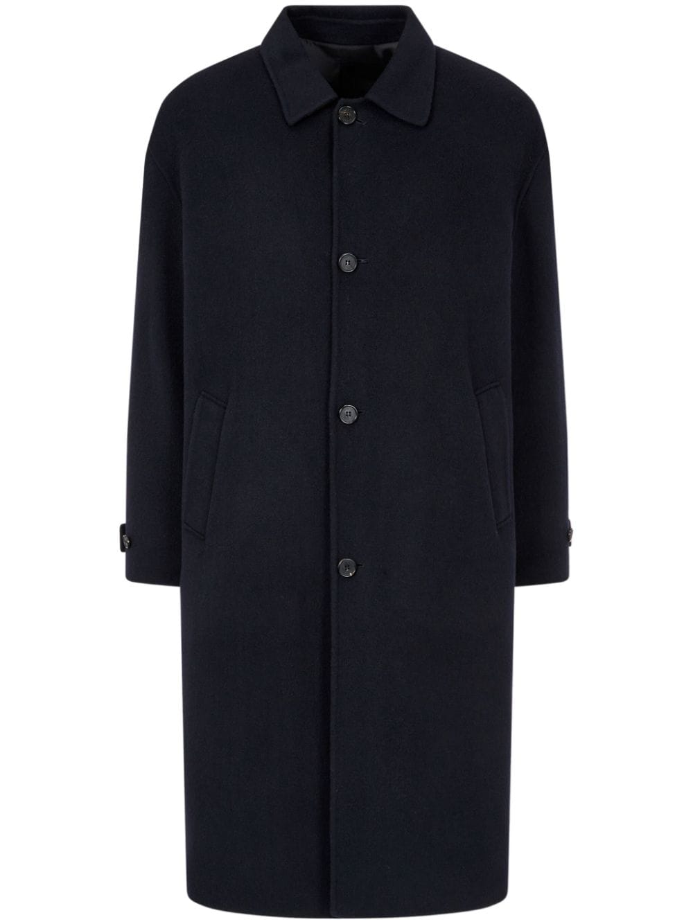 STUDIO TOMBOY classic-collar single-breasted coat - Blue von STUDIO TOMBOY