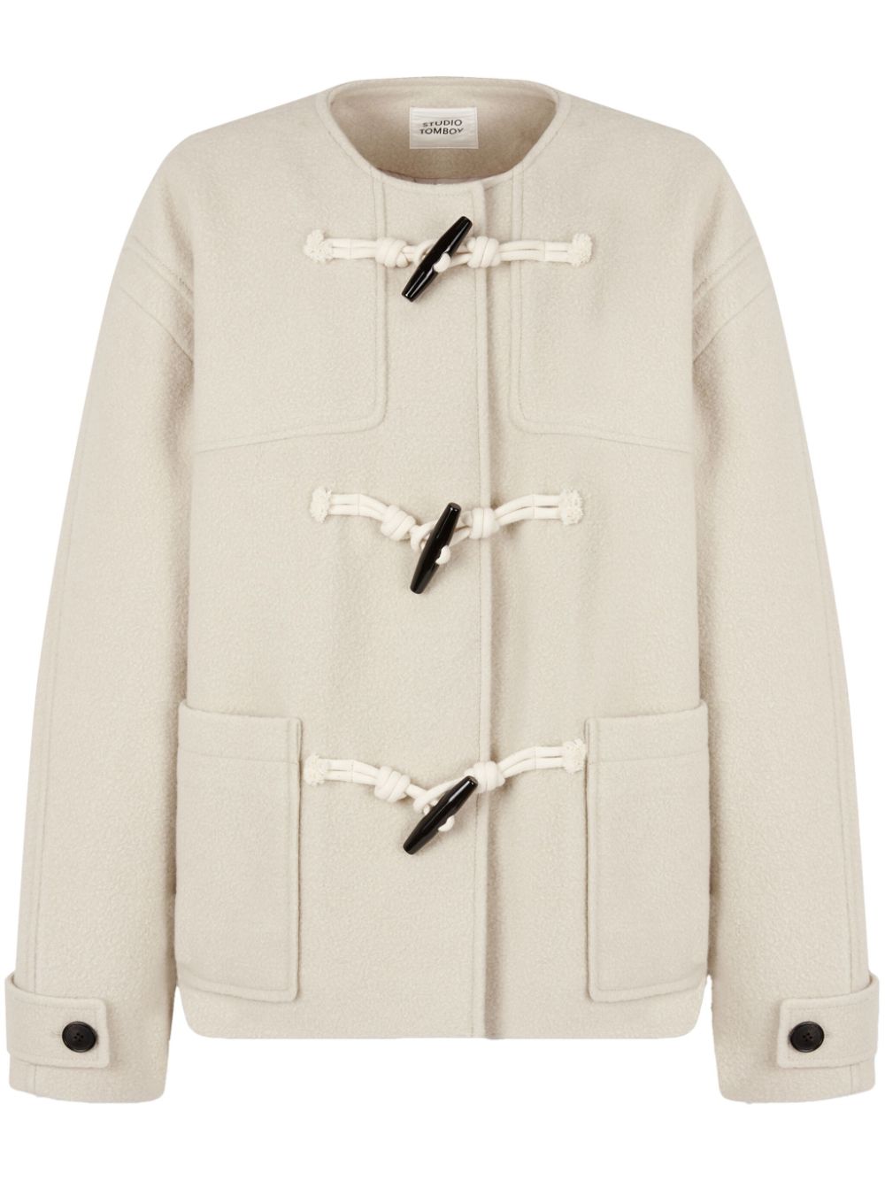 STUDIO TOMBOY collarless jacket - Neutrals von STUDIO TOMBOY