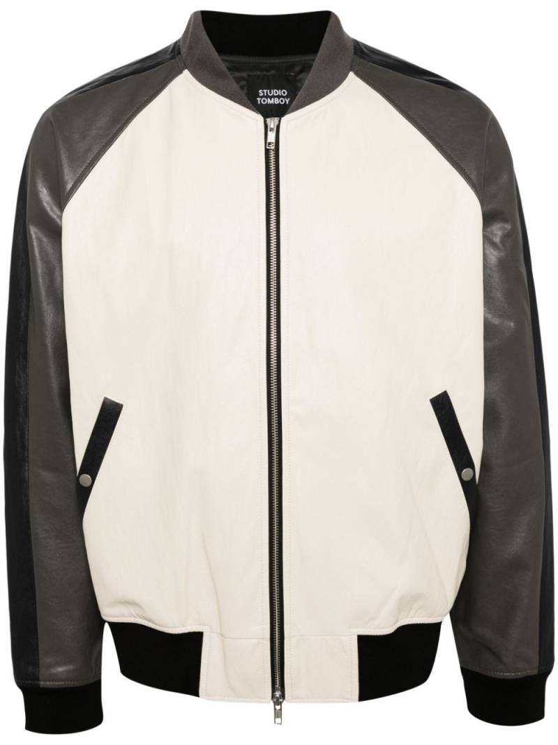 STUDIO TOMBOY colour-block bomber jacket - Black von STUDIO TOMBOY