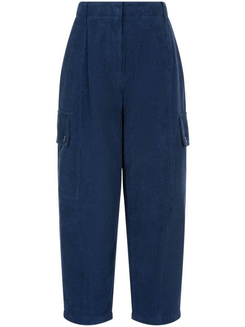 STUDIO TOMBOY corduroy cargo pants - Blue von STUDIO TOMBOY