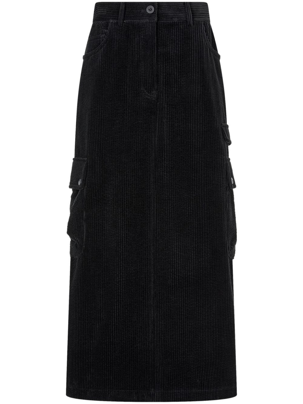 STUDIO TOMBOY corduroy cargo skirt - Black von STUDIO TOMBOY