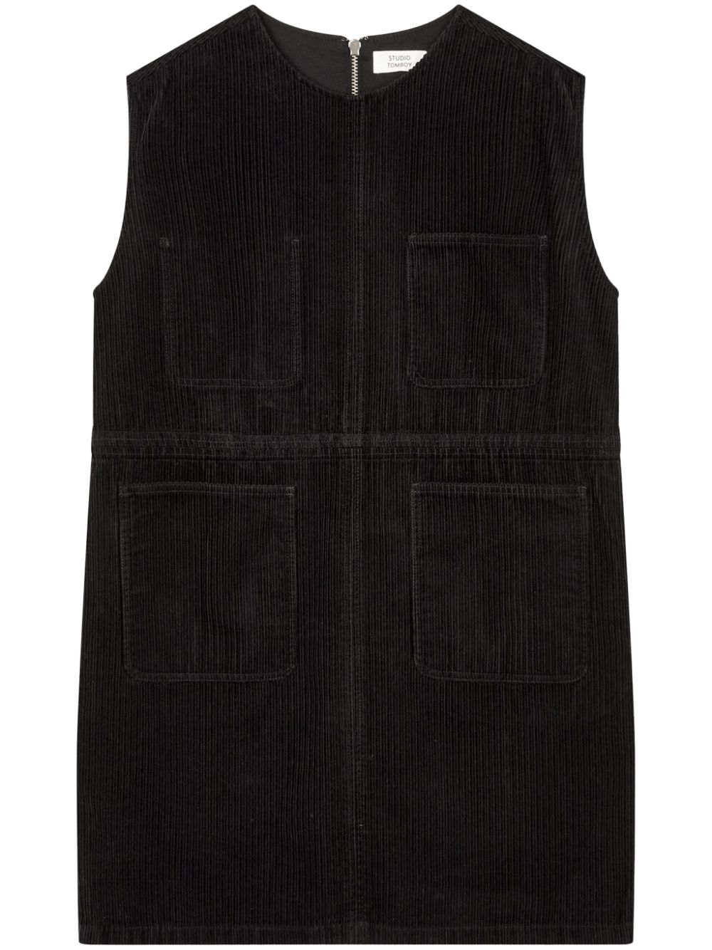 STUDIO TOMBOY corduroy dress - Black von STUDIO TOMBOY