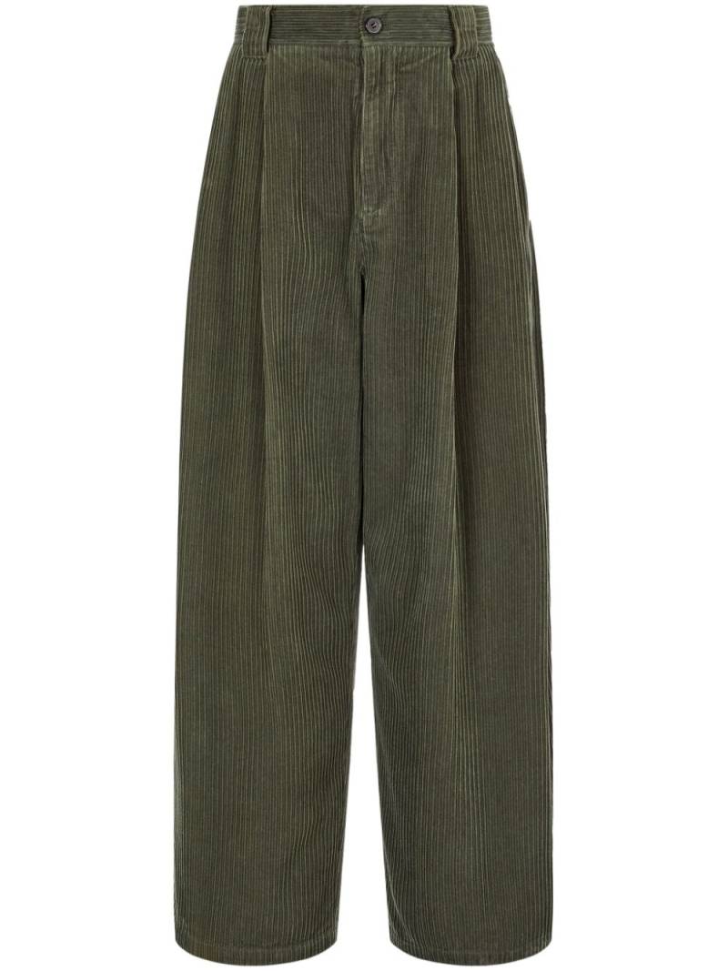 STUDIO TOMBOY corduroy trousers - Green von STUDIO TOMBOY