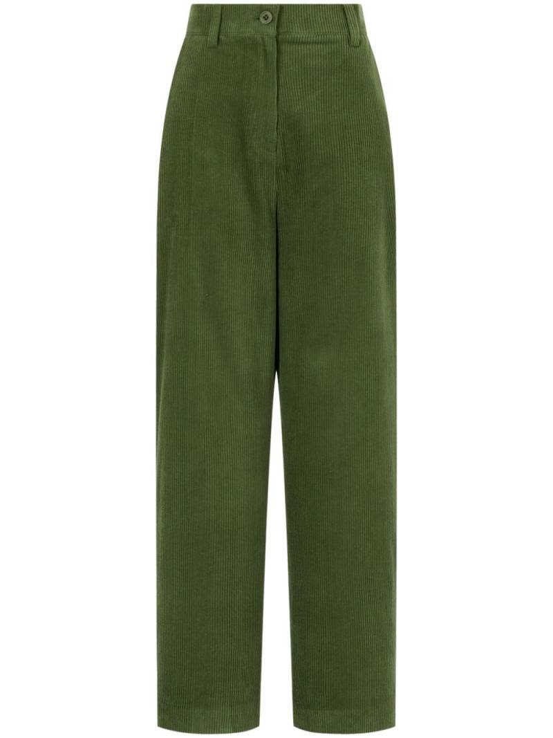 STUDIO TOMBOY corduroy trousers - Green von STUDIO TOMBOY