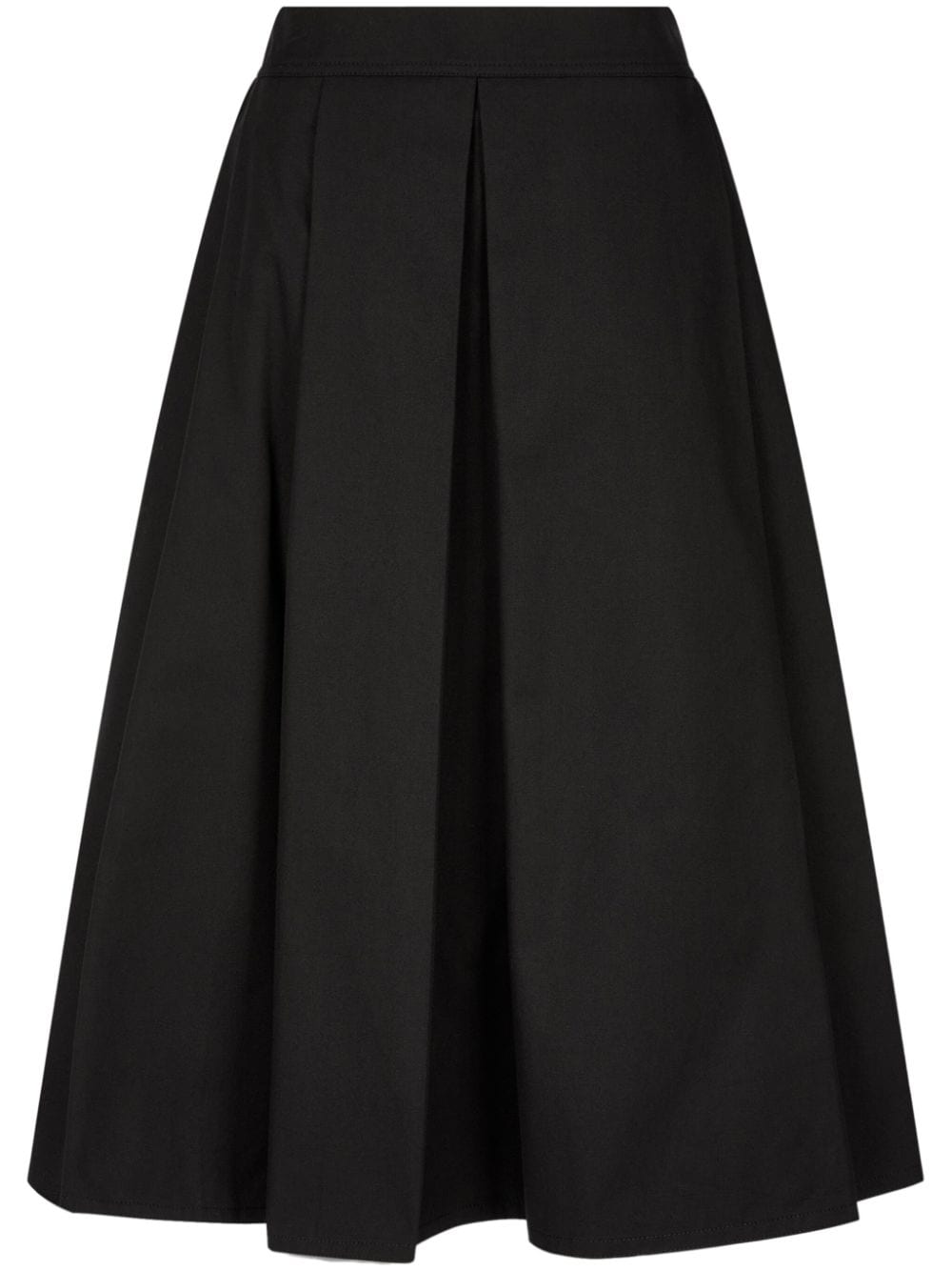 STUDIO TOMBOY cotton A-line skirt - Black von STUDIO TOMBOY