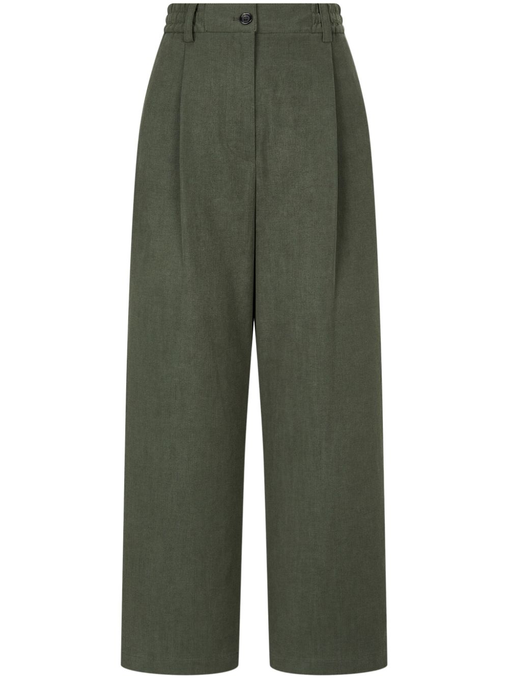 STUDIO TOMBOY cotton-blend drawstring pants - Green von STUDIO TOMBOY