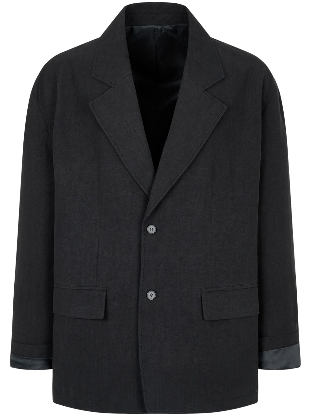 STUDIO TOMBOY cotton-blend maxi blazer - Black von STUDIO TOMBOY