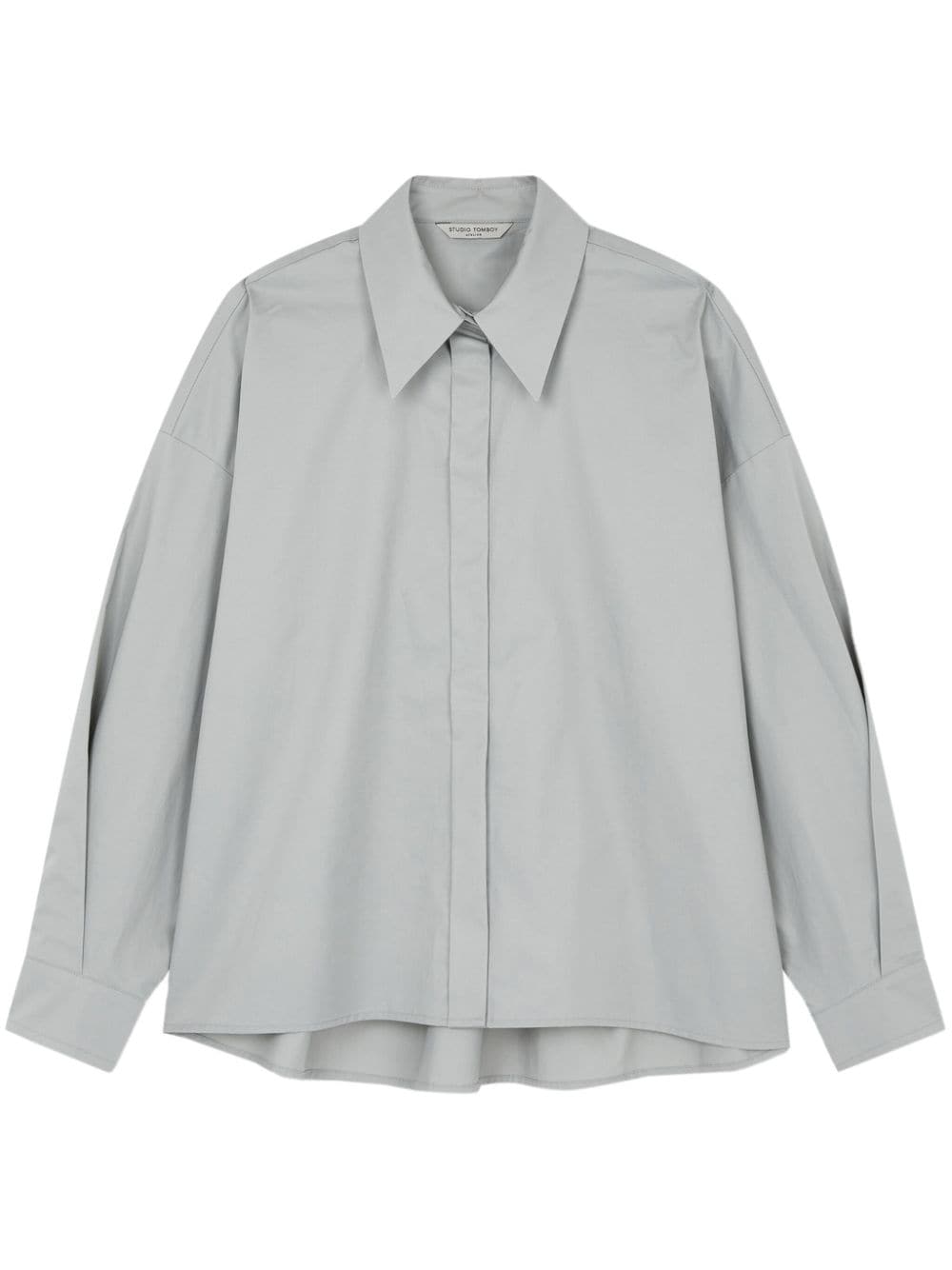 STUDIO TOMBOY cotton shirt - Grey von STUDIO TOMBOY