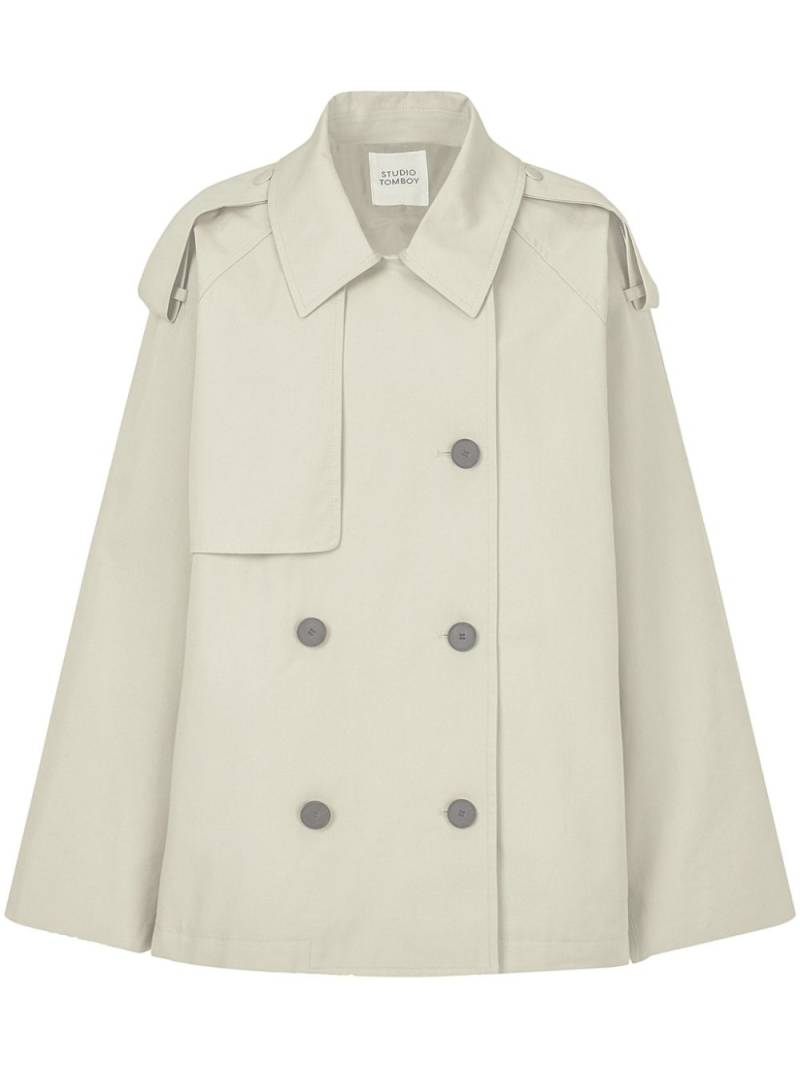 STUDIO TOMBOY cotton trench jacket - Neutrals von STUDIO TOMBOY