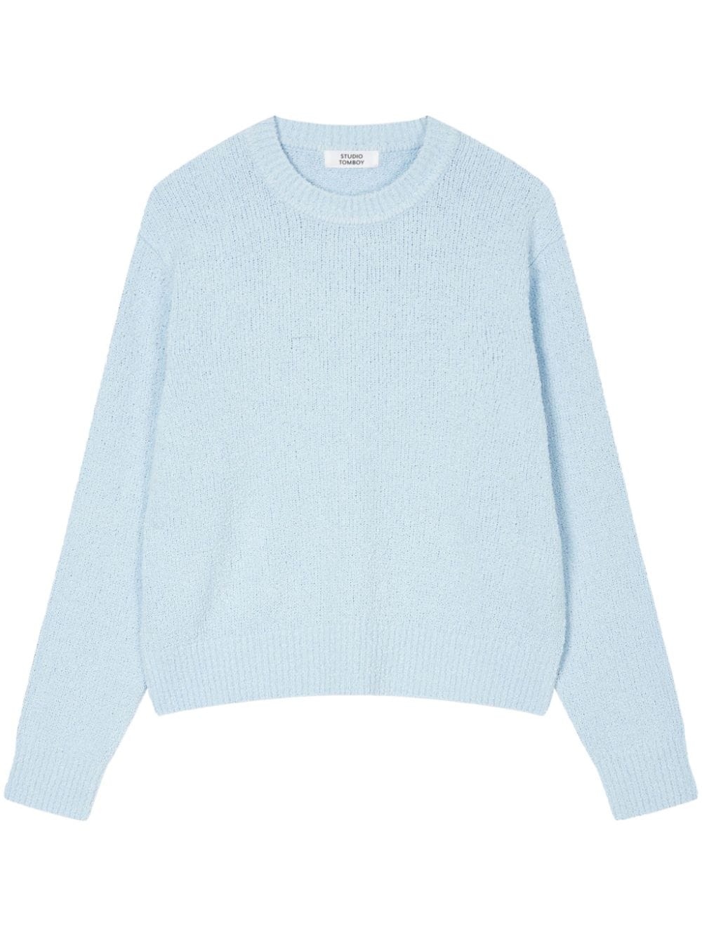 STUDIO TOMBOY crew-neck cotton jumper - Blue von STUDIO TOMBOY