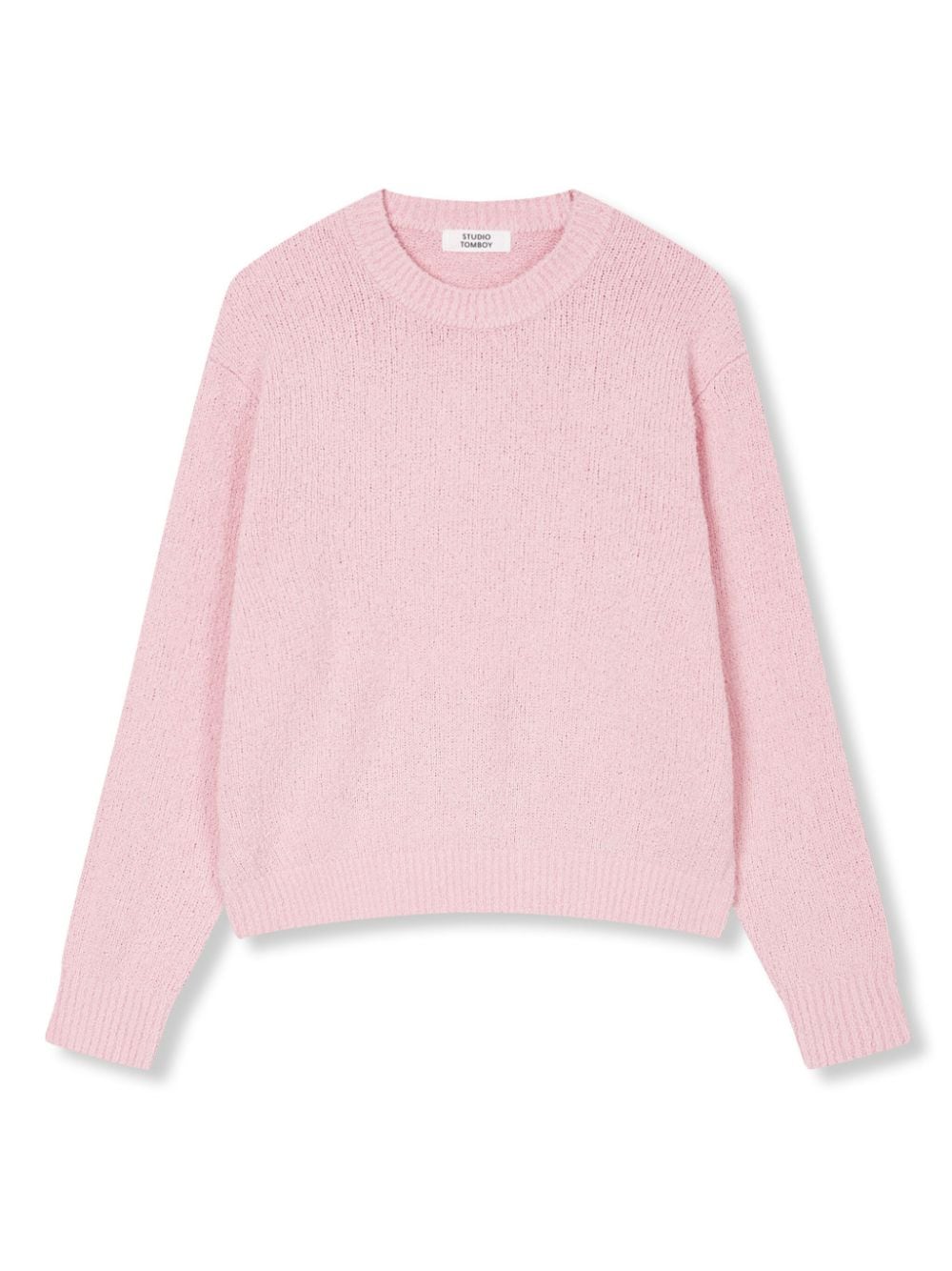 STUDIO TOMBOY crew-neck cotton jumper - Pink von STUDIO TOMBOY