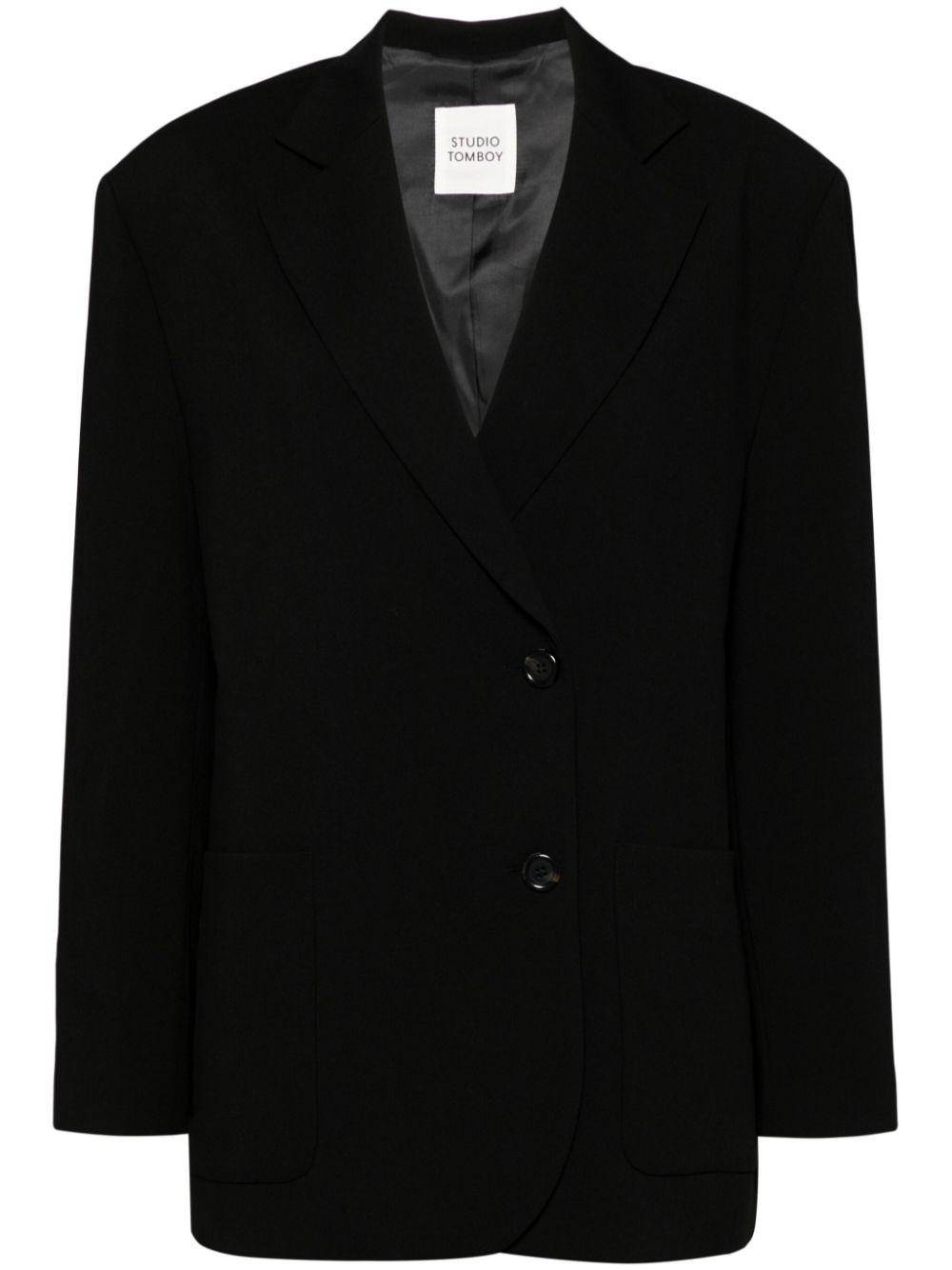 STUDIO TOMBOY double-breasted blazer - Black von STUDIO TOMBOY