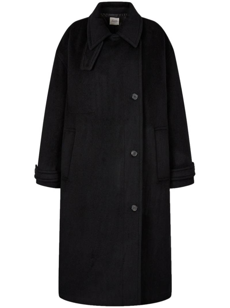 STUDIO TOMBOY double-breasted coat - Black von STUDIO TOMBOY