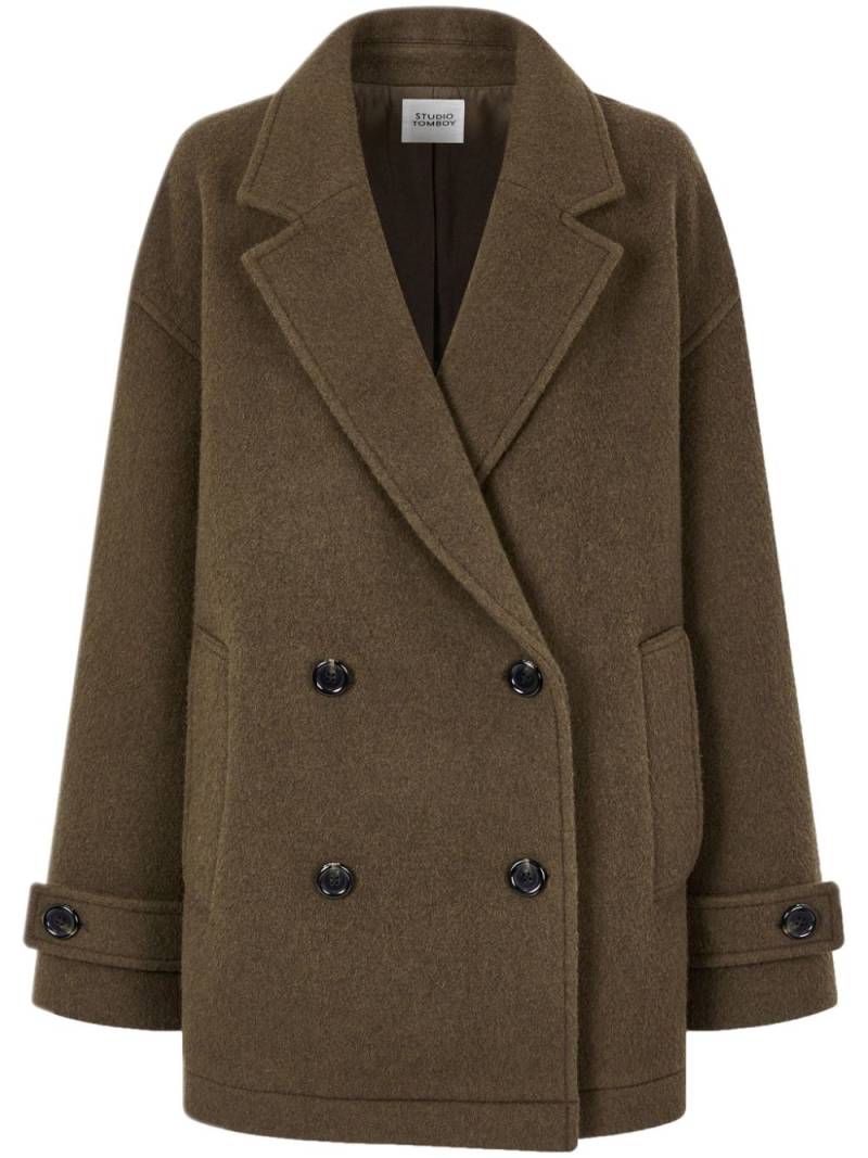 STUDIO TOMBOY double-breasted coat - Brown von STUDIO TOMBOY