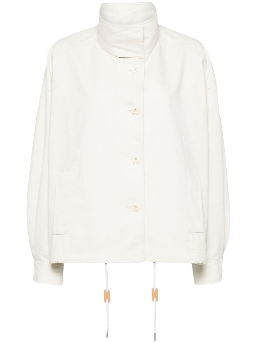 STUDIO TOMBOY drawstring-hem jacket - White von STUDIO TOMBOY