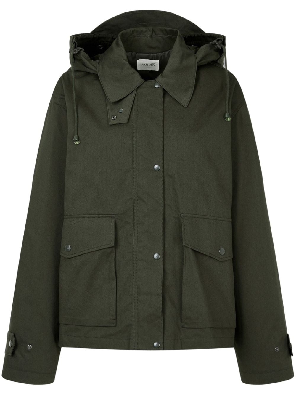 STUDIO TOMBOY drawstring hooded jacket - Green von STUDIO TOMBOY