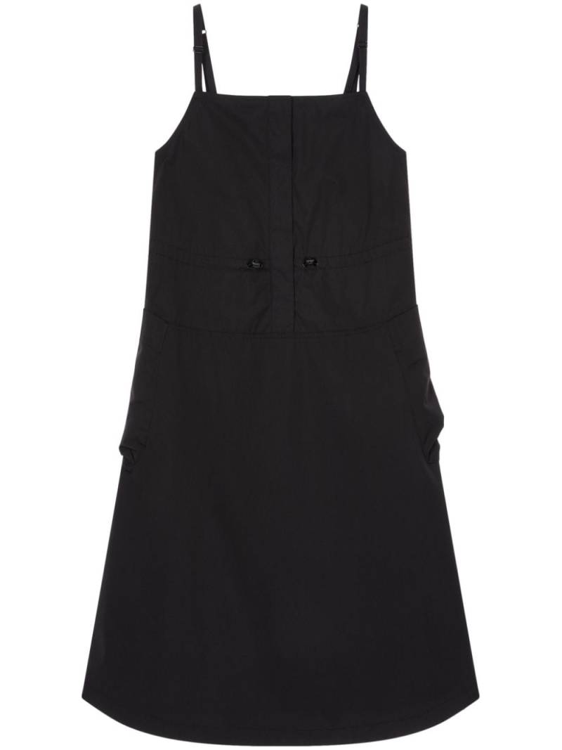 STUDIO TOMBOY drawstring-waist poplin midi dress - Black von STUDIO TOMBOY