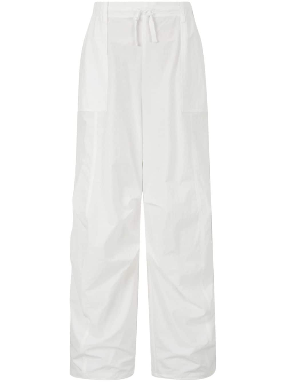 STUDIO TOMBOY drawstring-waist wide-leg trousers - White von STUDIO TOMBOY