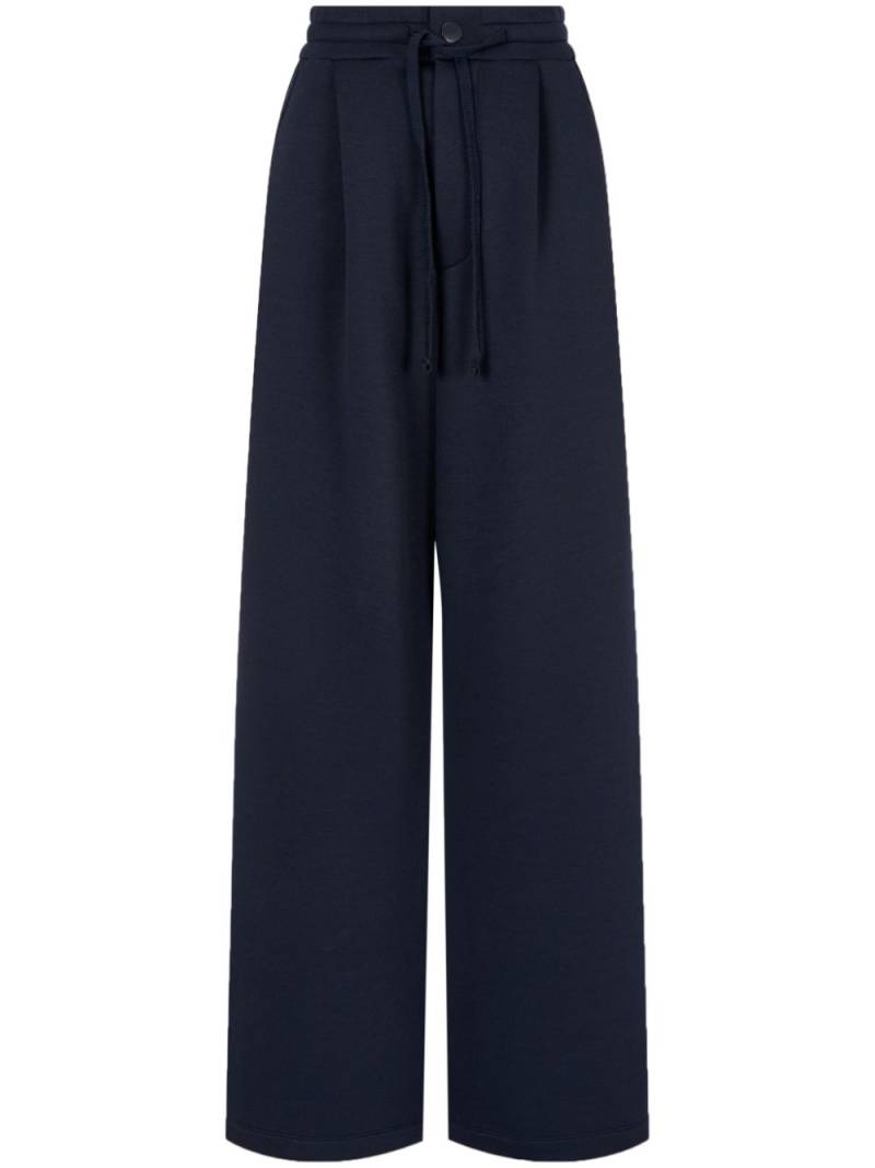 STUDIO TOMBOY elasticated-waist wide-leg trousers - Blue von STUDIO TOMBOY