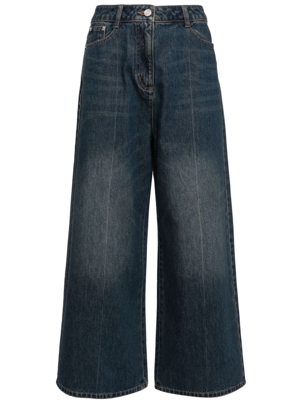 STUDIO TOMBOY high-rise wide-leg jeans - Blue von STUDIO TOMBOY