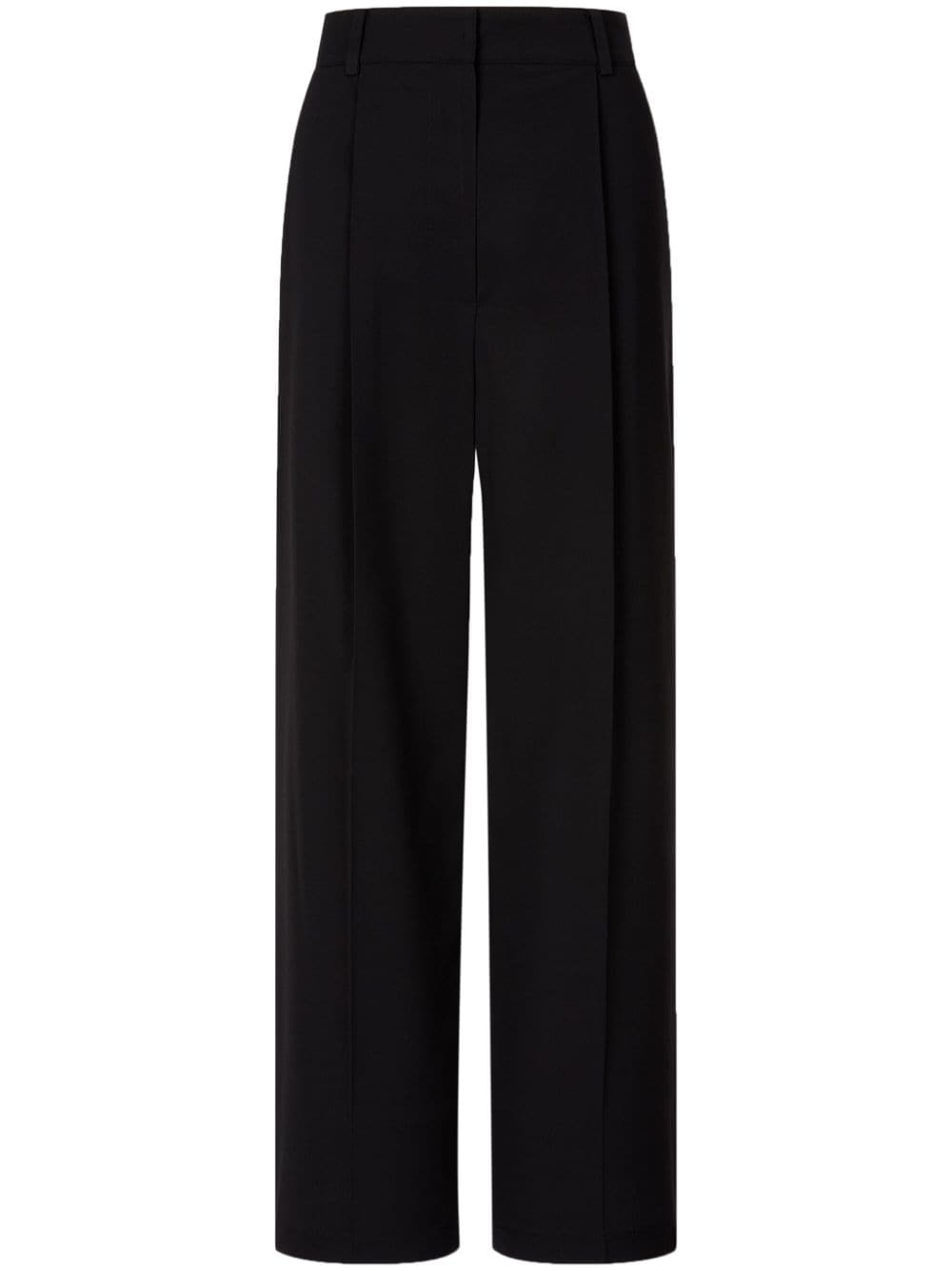 STUDIO TOMBOY high-waist wide-leg tailored trousers - Black von STUDIO TOMBOY