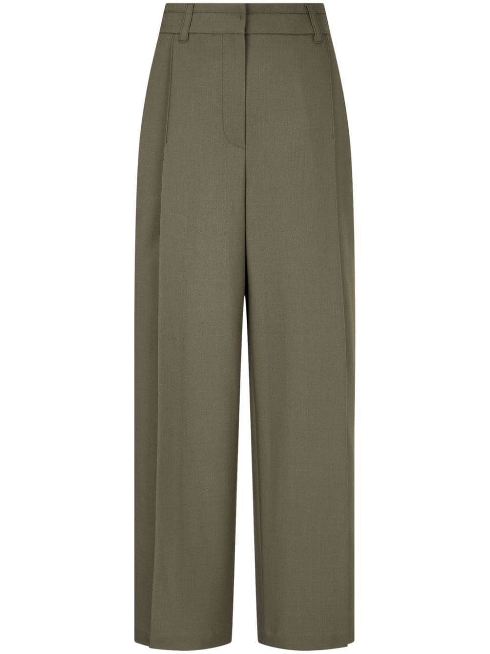 STUDIO TOMBOY high-waisted trousers - Green von STUDIO TOMBOY