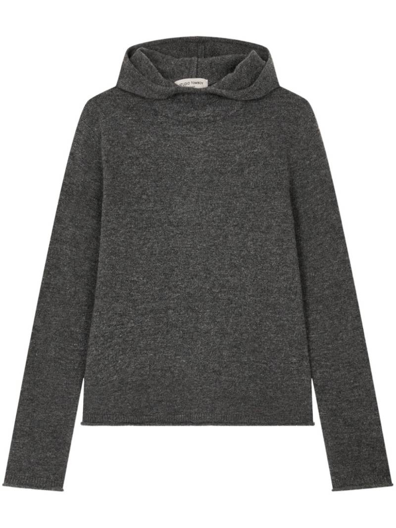 STUDIO TOMBOY hooded jumper - Grey von STUDIO TOMBOY