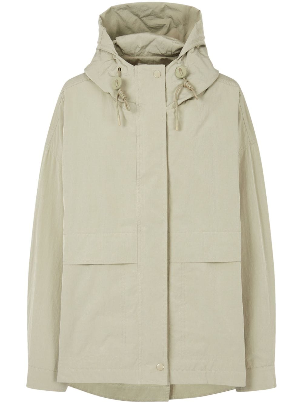 STUDIO TOMBOY hooded zip-up jacket - Neutrals von STUDIO TOMBOY