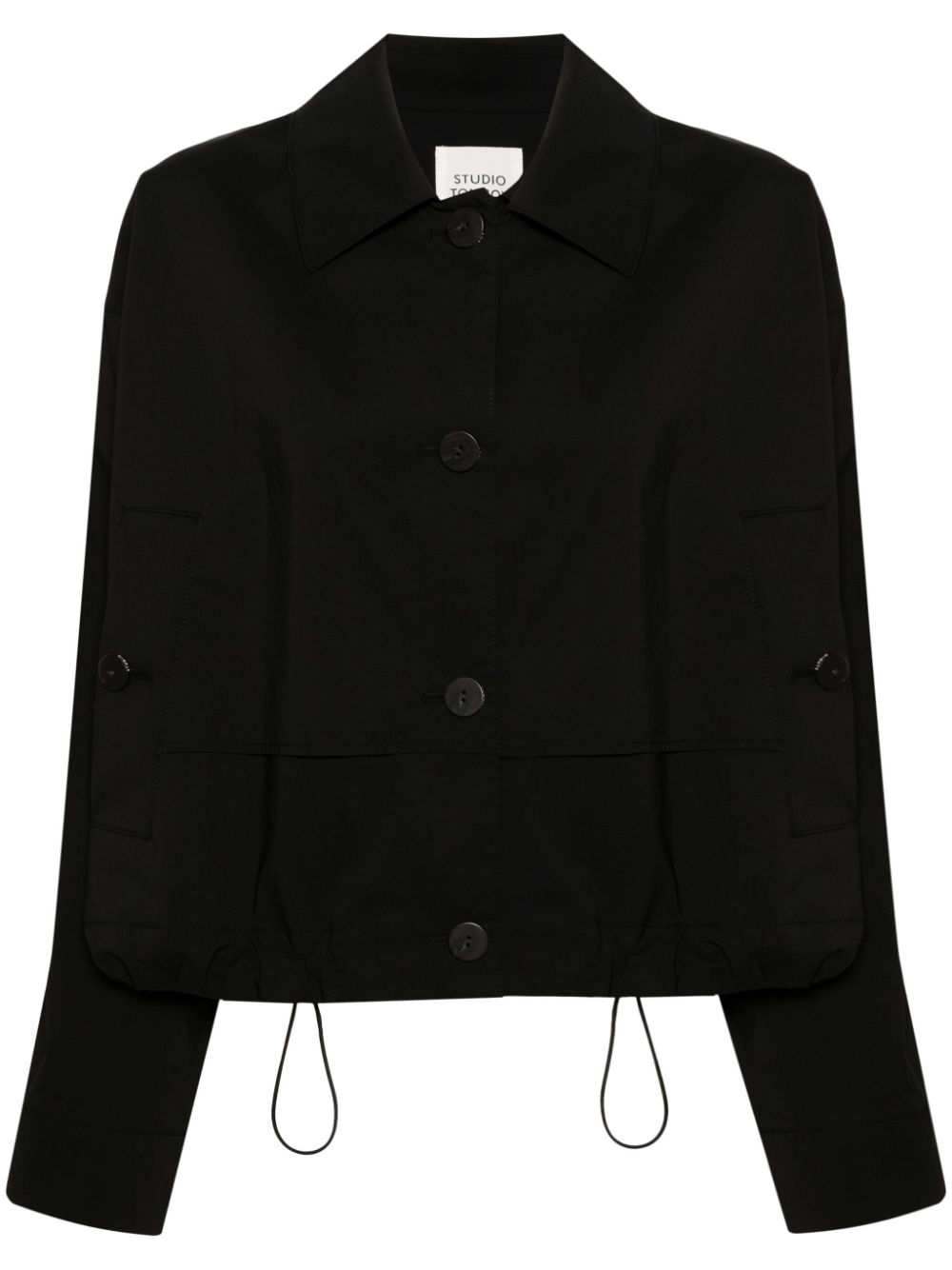 STUDIO TOMBOY layered drop-shoulder jacket - Black von STUDIO TOMBOY