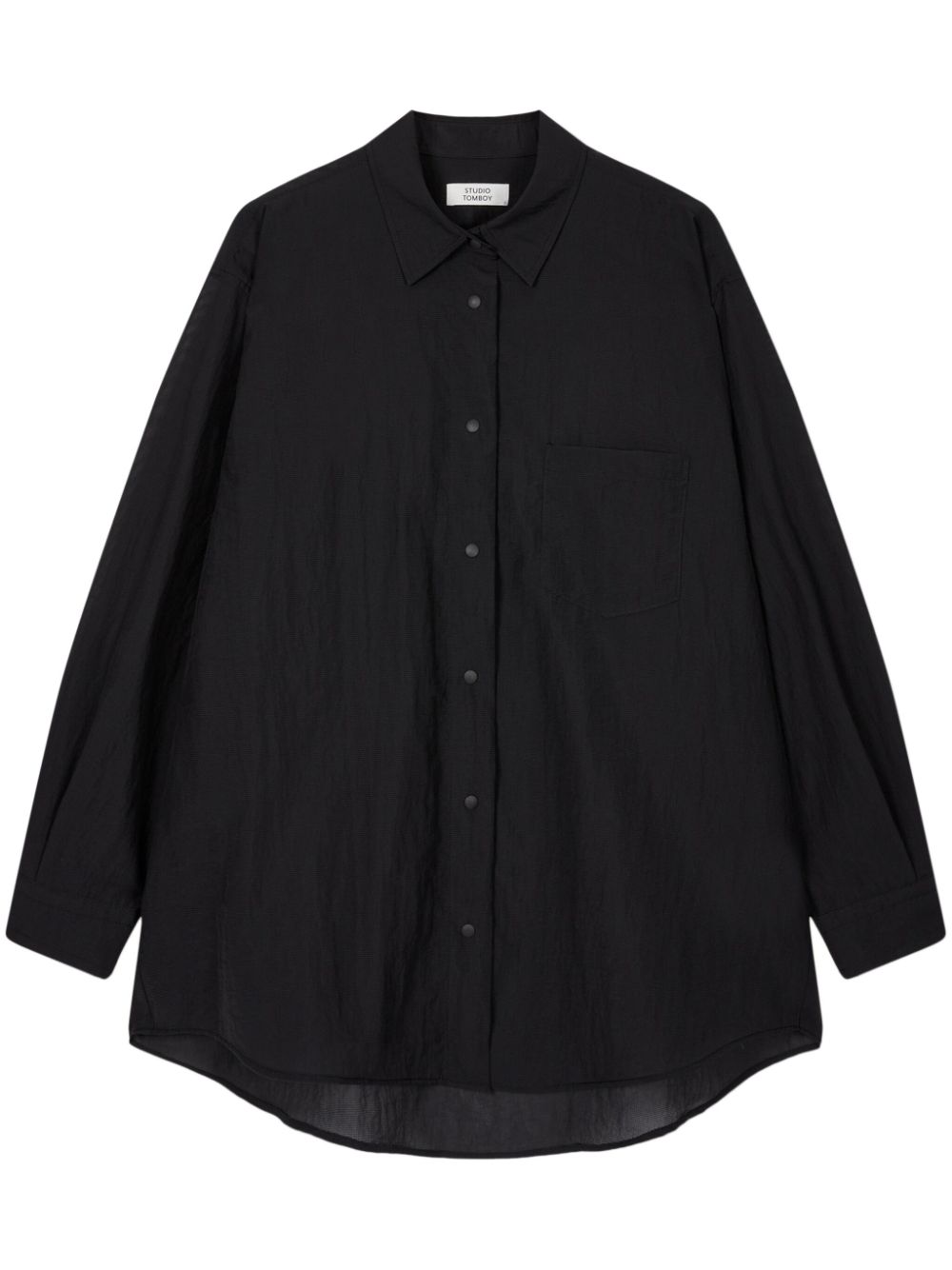 STUDIO TOMBOY lightweight long-sleeve shirt - Black von STUDIO TOMBOY