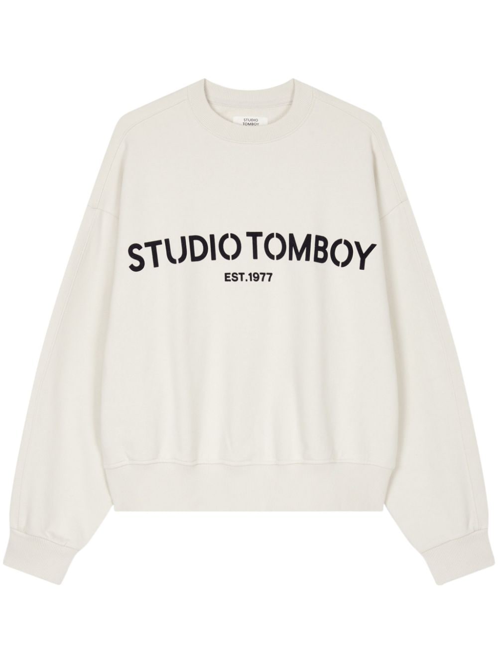 STUDIO TOMBOY logo-print sweatshirt - Neutrals von STUDIO TOMBOY