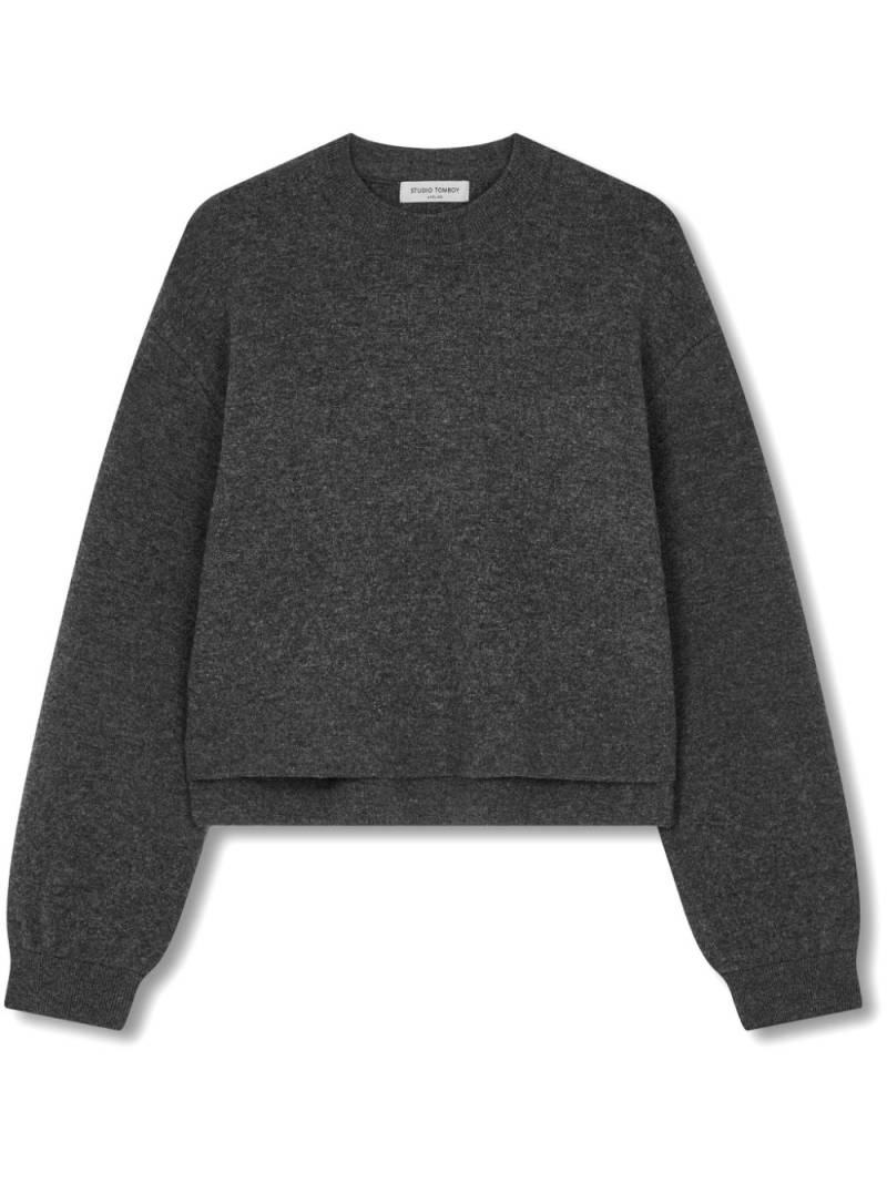 STUDIO TOMBOY mélange-effect sweater - Grey von STUDIO TOMBOY