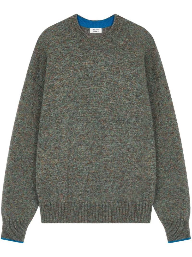 STUDIO TOMBOY mélange-effect sweater - Grey von STUDIO TOMBOY