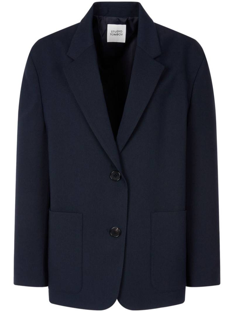 STUDIO TOMBOY notched-lapels single-breasted blazer - Blue von STUDIO TOMBOY