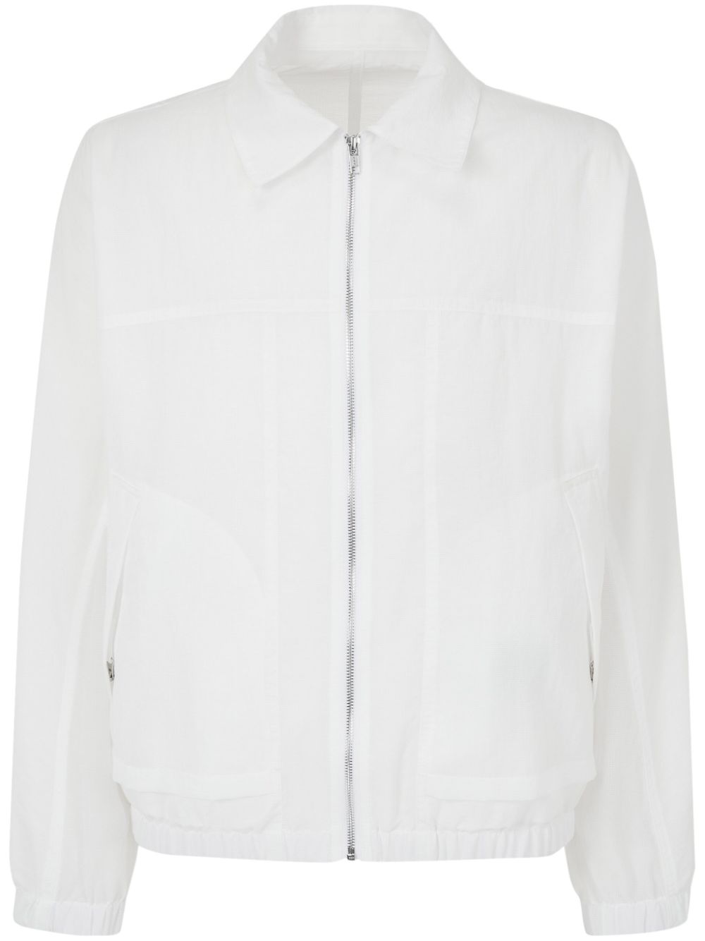 STUDIO TOMBOY panelled zip-up jacket - White von STUDIO TOMBOY