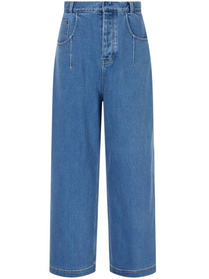 STUDIO TOMBOY patch-pocket jeans - Blue von STUDIO TOMBOY