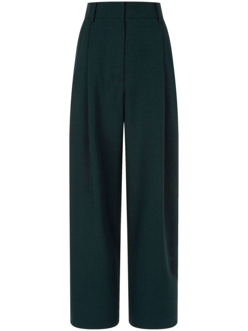 STUDIO TOMBOY pleat-detail wide-leg trousers - Blue von STUDIO TOMBOY