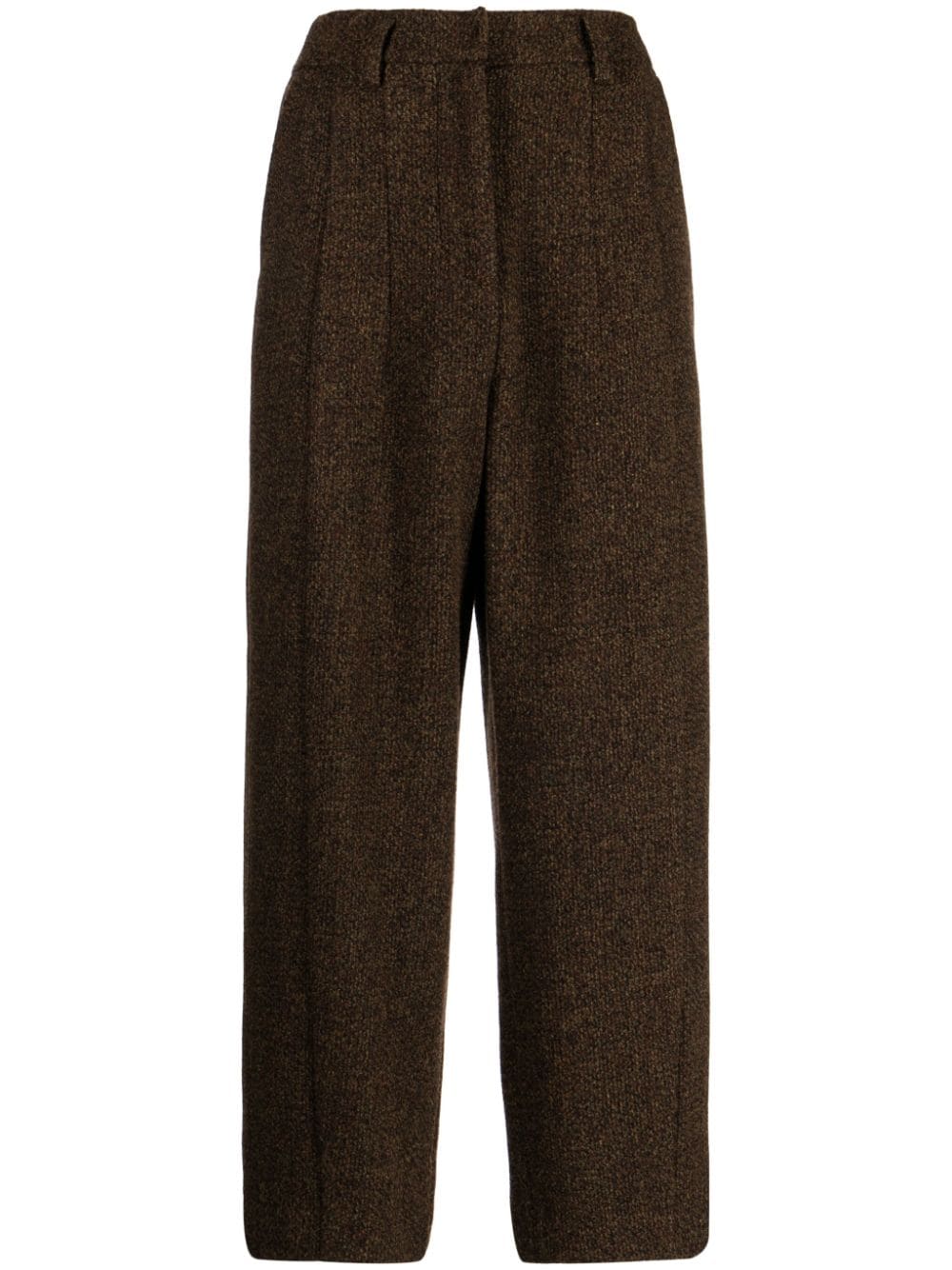 STUDIO TOMBOY pleat-detail wool-blend trousers - Brown von STUDIO TOMBOY