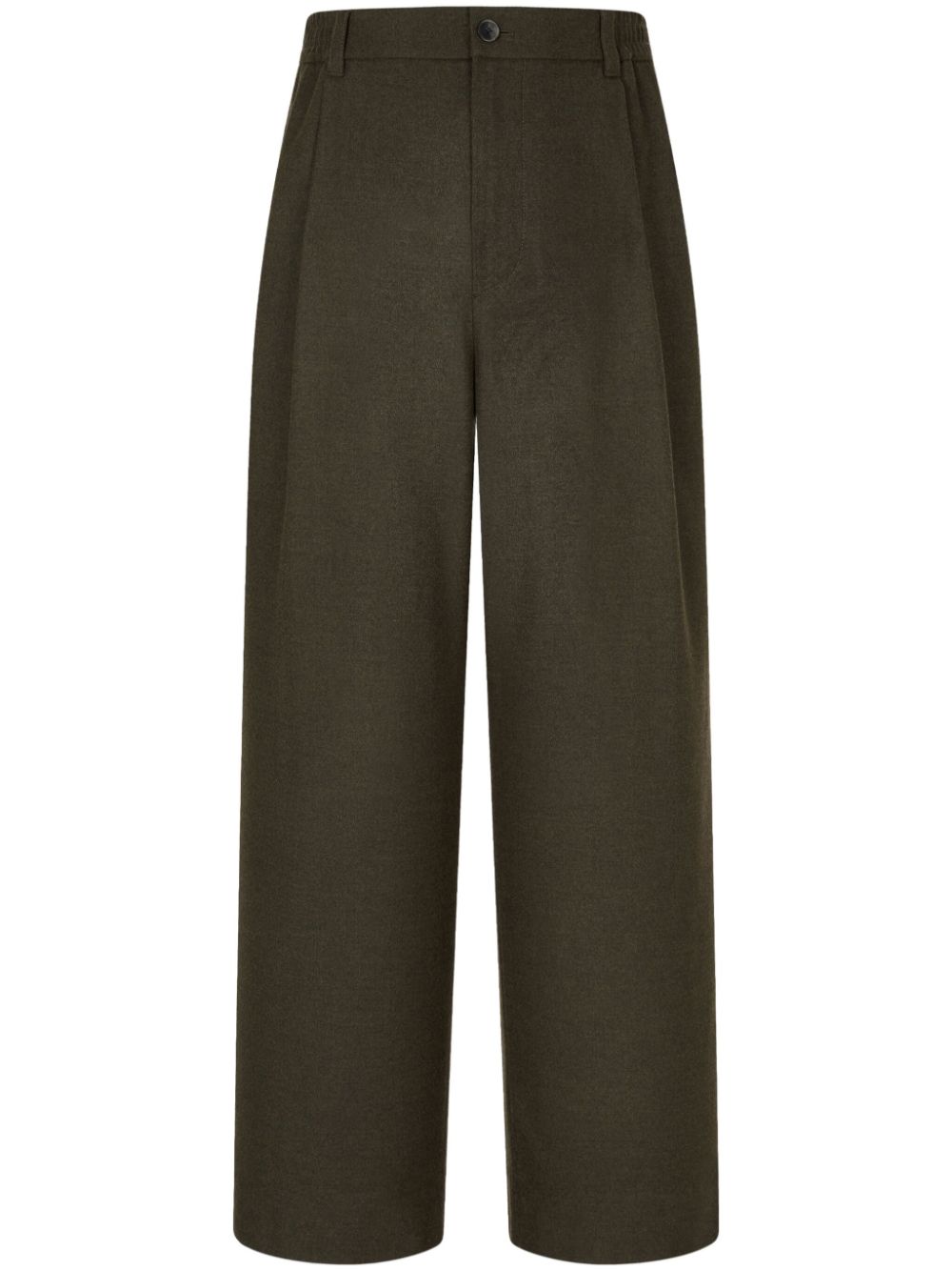 STUDIO TOMBOY pleated trousers - Green von STUDIO TOMBOY