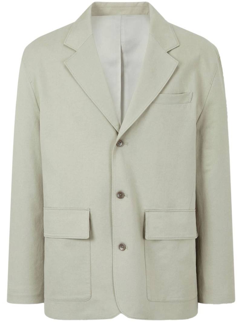 STUDIO TOMBOY pocketed single-breasted jacket - Green von STUDIO TOMBOY