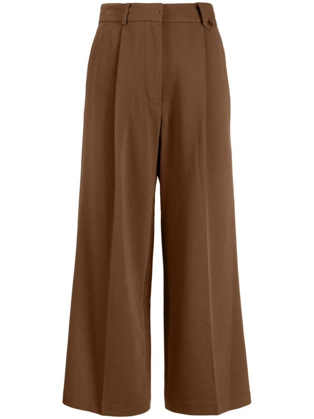 STUDIO TOMBOY pressed-crease cropped trousers - Brown von STUDIO TOMBOY