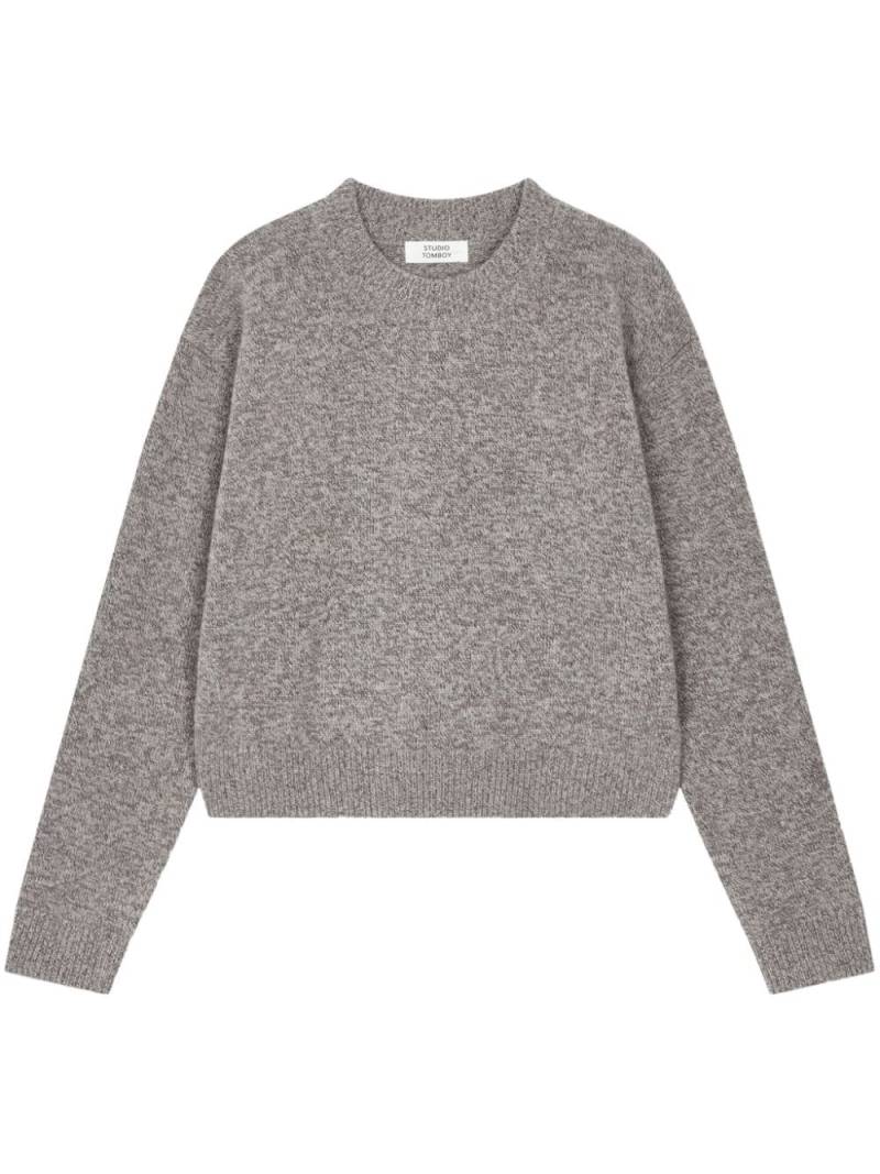 STUDIO TOMBOY round-neck jumper - Grey von STUDIO TOMBOY