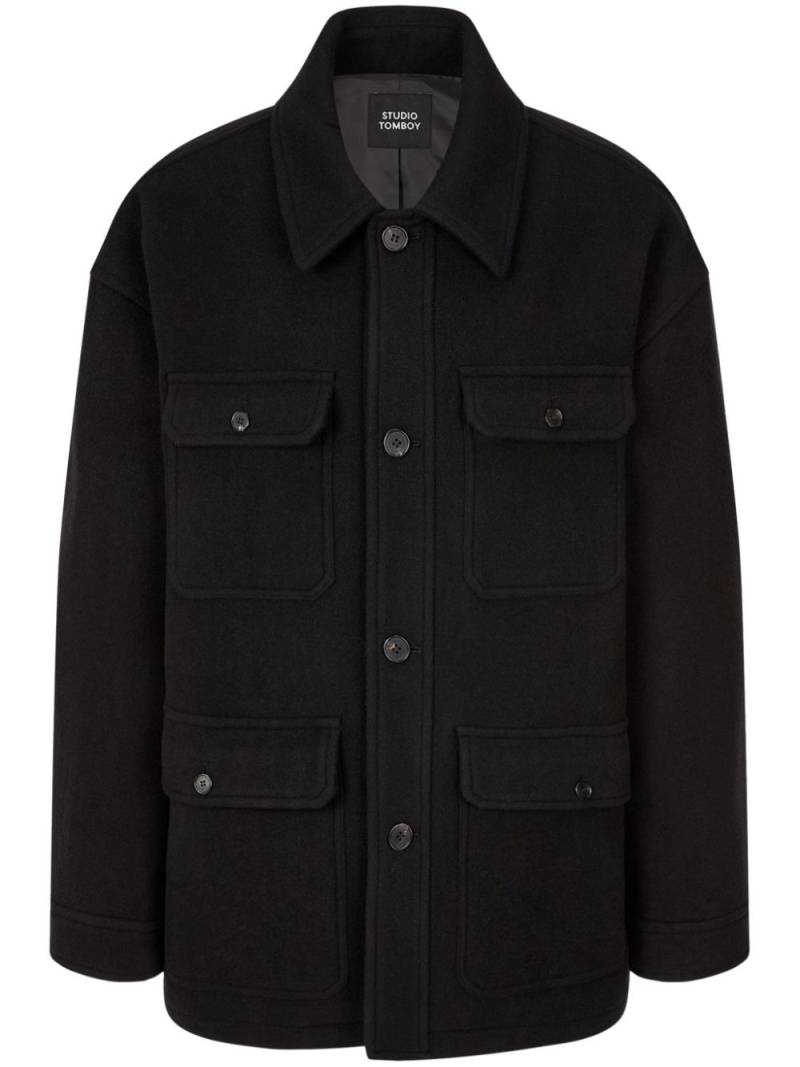 STUDIO TOMBOY shirt jacket - Black von STUDIO TOMBOY